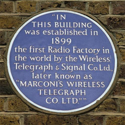 Made up in Britain Radio Marconi 1896
